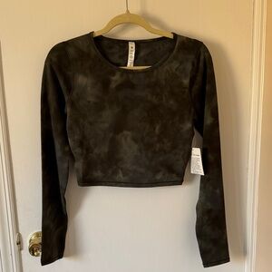 Lululemon Wunder Train Cropped Long Sleeve